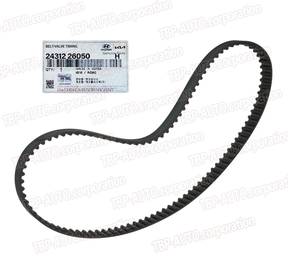 原始设备制造商 ® 1.6L 阀门定时带 1996 - 2011 Accent 2006 - 2011 起亚里约里约热内卢 5 2431226050 — 第 3/4 张图片
