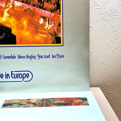 Deep Purple – Made In Europe/LP Vinyl 1976 P-10262W w/OBI Japan EX