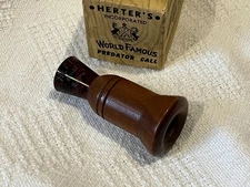 Red/Brown stopper HERTERS Famous Stage One Predator Call  w/box