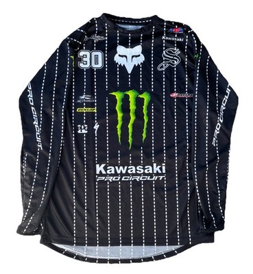 Jo Shimoda Signed Monster Kawasaki 30 Supercross Jersey PSA AUTO