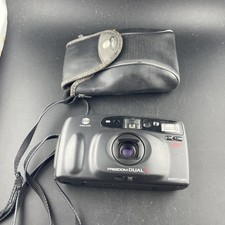 Minolta Freedom Dual C 35mm Film Camera   Zoom   Case   Japan   Parts/Repair