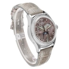 Patek Philippe Annual Calendar White Gold MOP Diamond Mens Watch 4936 3