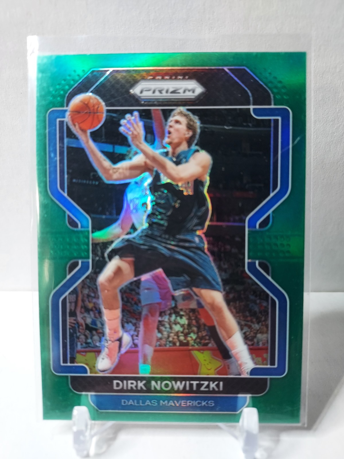 2021-22 Panini Prizm - Dirk Nowitzki #289 Green Prizm