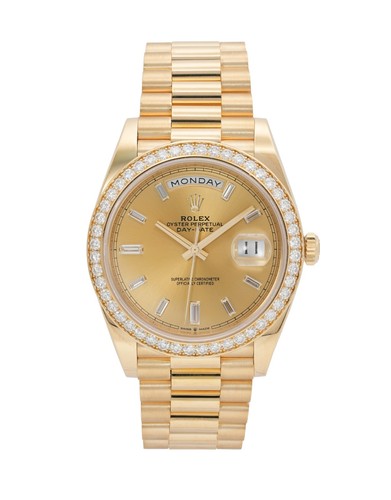 Rolex Day-Date 40 / Champagne Diamond Dial / 2021 / 228348RBR