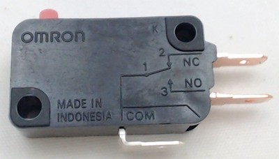 Microwave Universal Switch, 3 Wire, 3/16''  Terminals, 15 Amp, 28QBP0495