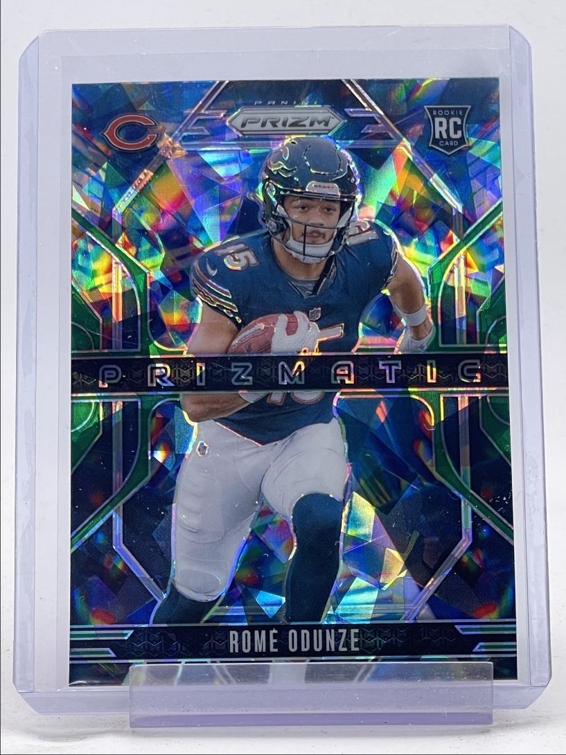 ROME ODUNZE 2024 PANINI PRIZM PRIZMATIC ROOKIE GREEN ICE BEARS RC Q3976