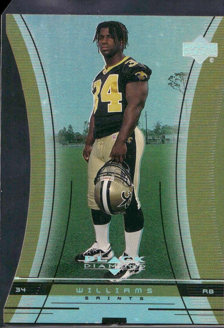 Ricky Williams 1999 Upper Deck Black Diamond #113 Diamond Cut RC