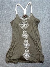 Forever 21 Women’s Dress Medium Green Rope Sleeveless