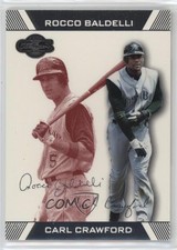 2007 Topps Co-Signers Red 126/299 Carl Crawford Rocco Baldelli #28 0a4r