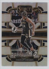 2024 Panini Select WNBA Concourse Silver Prizm Aaliyah Edwards Rookie RC 0p1n