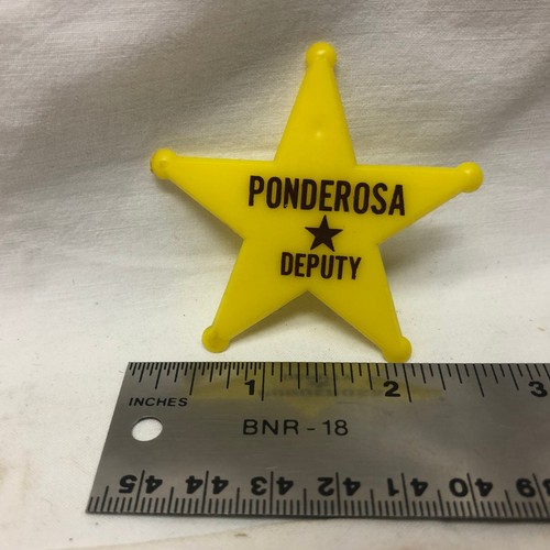 BONANZA Ponderosa Ranch DEPUTY Star ABZEICHEN - Bild 4 von 4