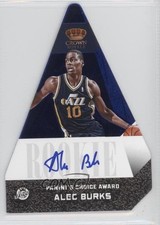 2012 Preferred Panini's Choice Award Rookies Blue 5/49 Alec Burks #546 Auto 1b0