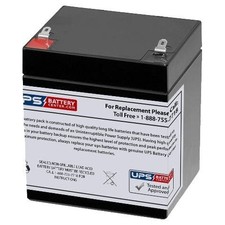 Leoch LP12-5.4 12V 5Ah Sealed Lead Acid Replacement Battery
