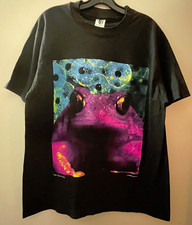 USED GREAT Peter Gabriel Kiss That Frog Secret World 1993 Tour T-Shirt Size XL
