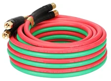 1/4 Inch Twin Welding Rubber Hose 25 Feet Oxygen Acetylene 300 PSI Torch