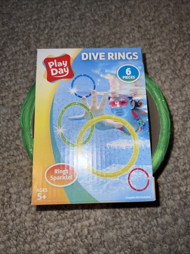 17 Pool Swim Dive Toys Torpedoes Fish Glide Under Water Mini Toypedo Rings Stick - Picture 6 of 8