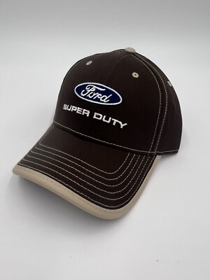 Brand New Ford Super Duty Baseball Hat Ball Cap, Brown & Tan