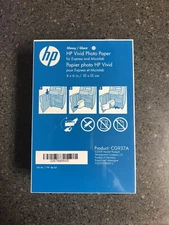 HP 4x6 Glossy Vivid Photo Paper 180 Sheets CG937A Borderless