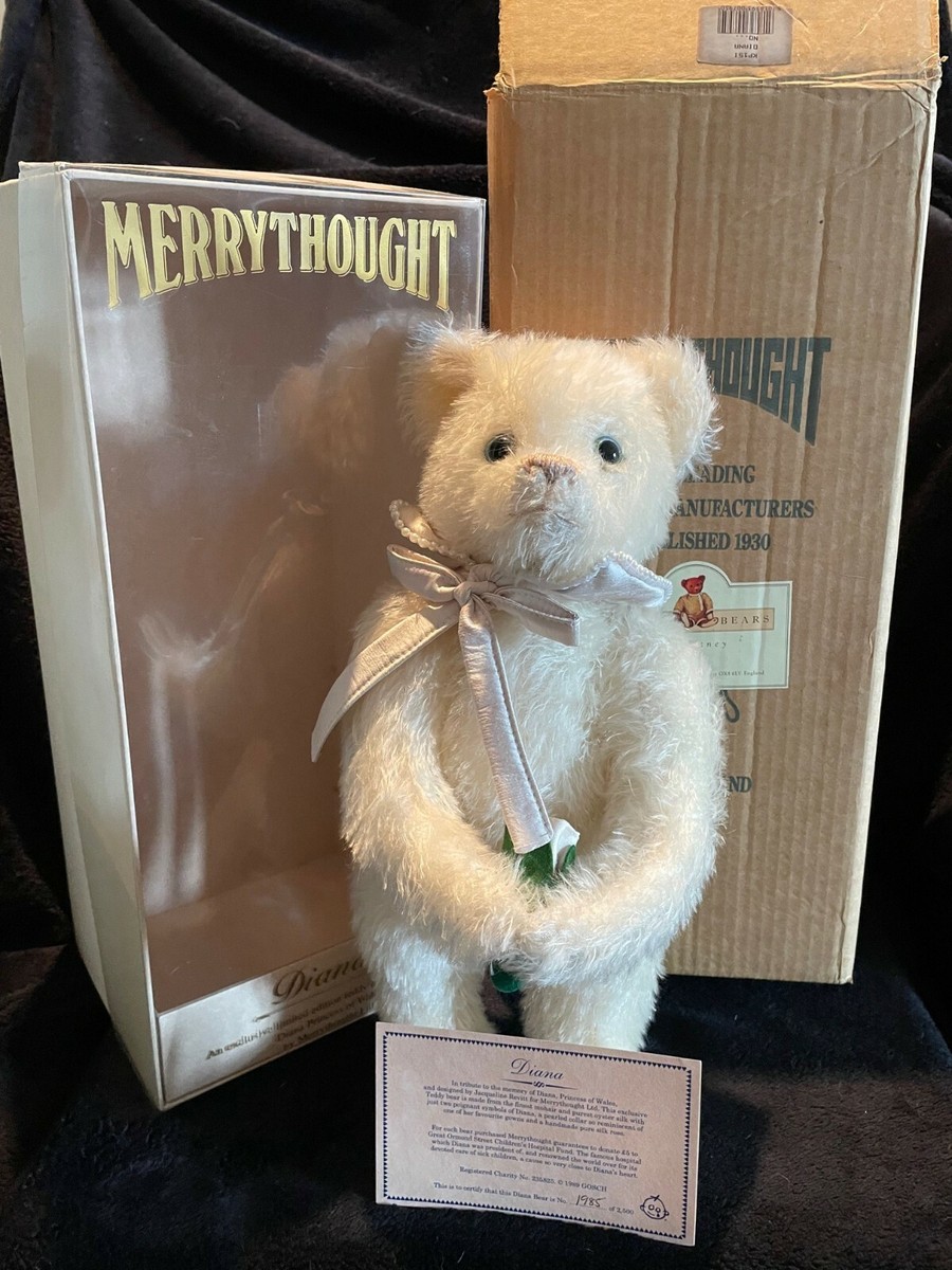 Merrythought Diana Princess of Wales Teddy Bear Limited Edition