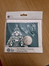2017 CHRISTMAS TREE £5 FIVE POUND BU COIN SEALED ROYAL MINT PACK