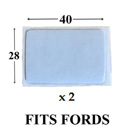 REAR VIEW MIRROR STICKY PADS FORD ESCORT FIESTA MONDEO 3M TYPE OEM QUALITY x 2 - Picture 1 of 1