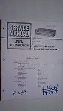 Soundesign 5627 service manual original repair book stereo tuner tape deck radio