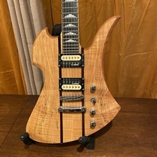 Bc Rich Exotic Classic Mockingbird Electric Guitar~neck Thru~spalted Maple~korea