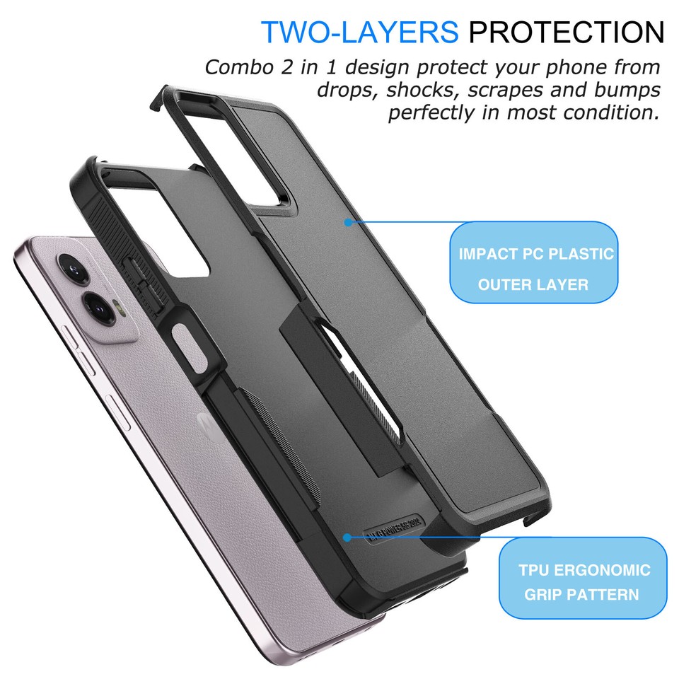 For Moto G Power/Stylus/Play/G 5G 2024 Defender Case Cover - Foto 7