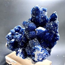 8LB Natural large blueberry fluorite crystal cluster mineral specimen/China
