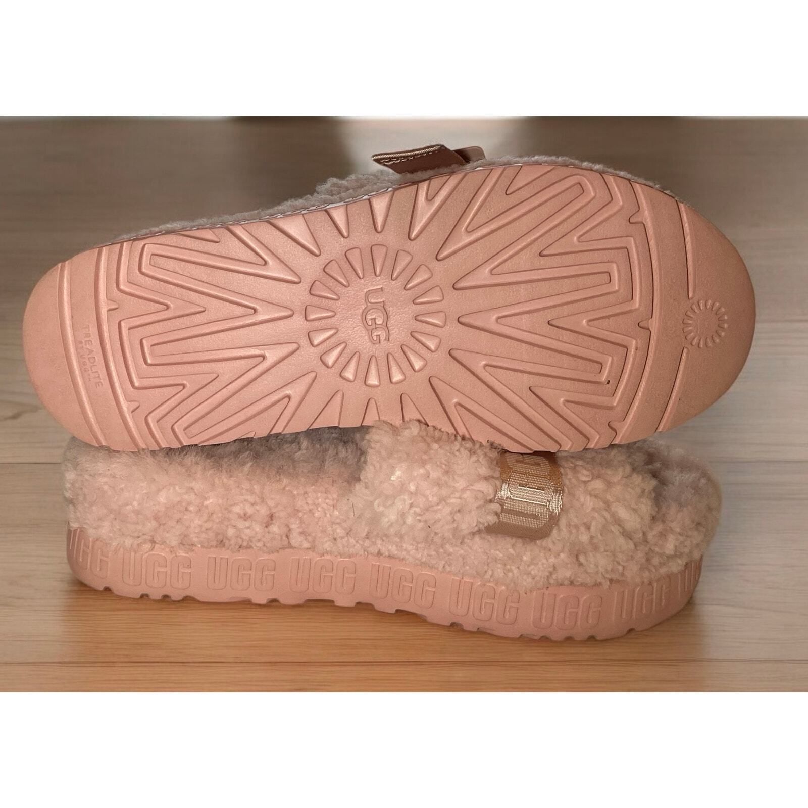 SAOLA Ugg flufitta foderata in pelle di pecora suola grossa donna rosa tg 11