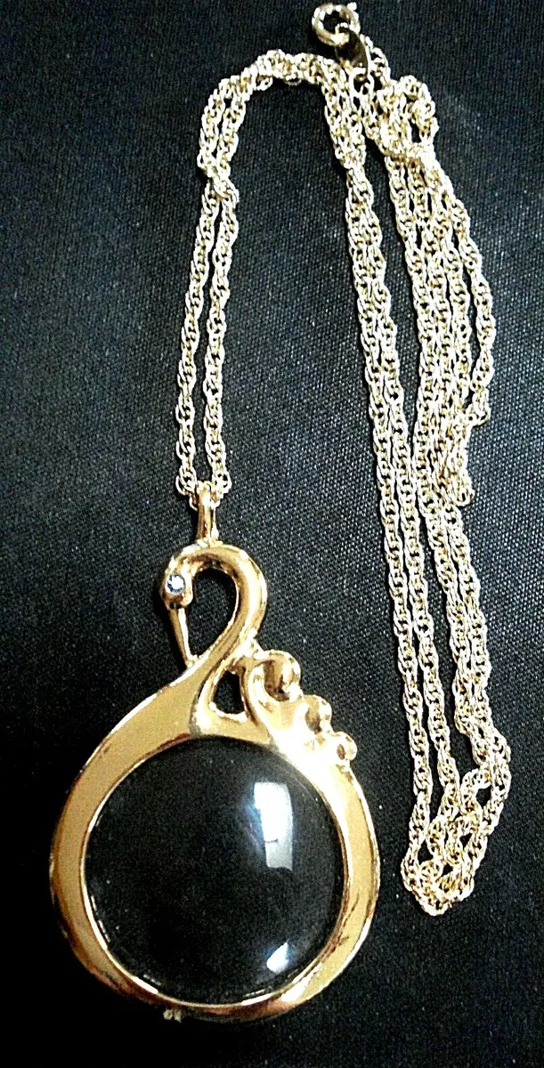Avon magnifying glass best sale necklace