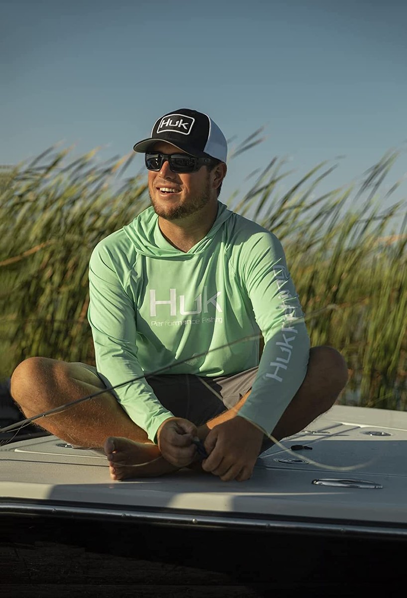 Huk Menu0026#039;s Icon X Hoodie | Long-Sleeve Performance Shirt with UPF 30+  Sun Protect | eBay