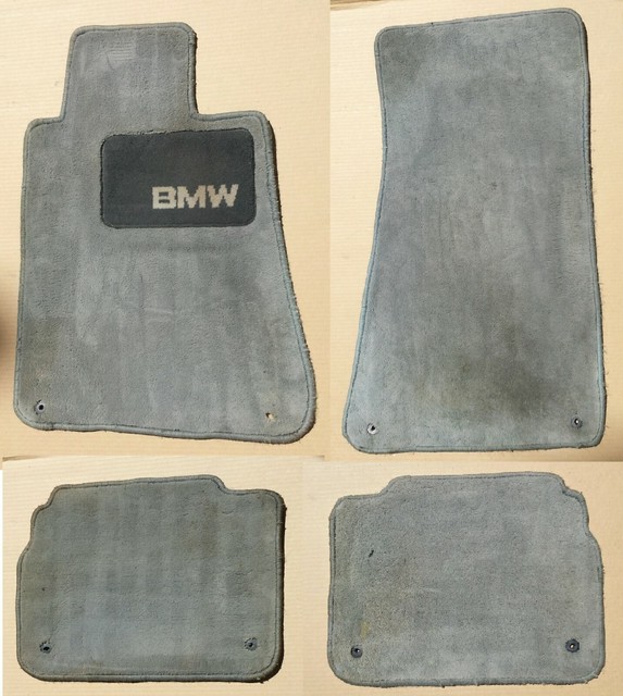 BMW E34 Floor Mats Gray 525i 530i 535i 540i M5 525it 530it OEM eBay