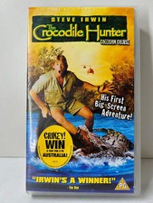 Steve Irwin Crocodile Hunter Collision Course On VHS Video Cassette Tape 