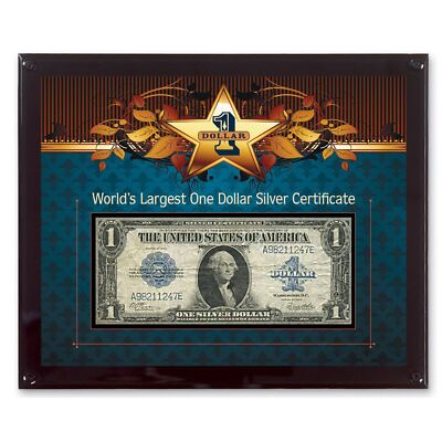 NEW American Coin Treasures World's Largest Silver Certificate 11293
