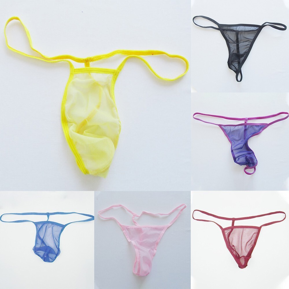 Underwear Underwear Quality See-through Soft Stretch Thong Comfortable