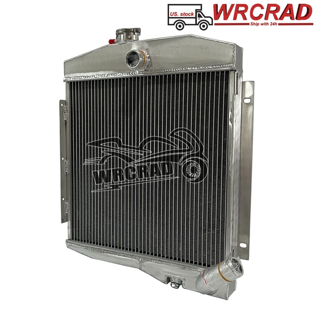 Aluminum Radiator For 1965-1971 1968 1967 1966 Jeep CJ5 CJ6/DJ5/DJ6 225 ...