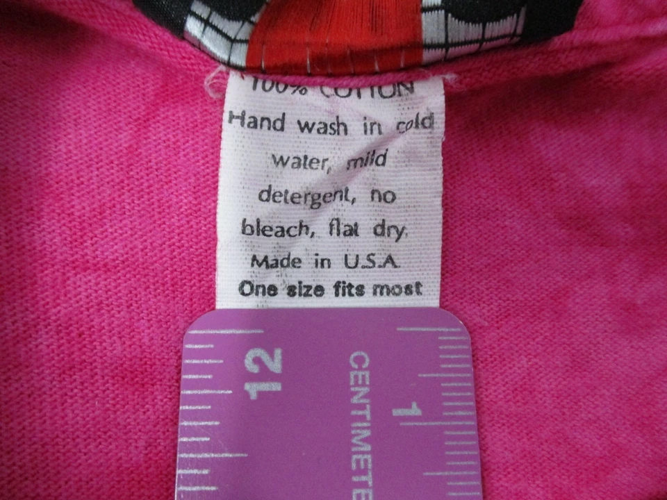 Camiseta vintage años 90 rosa tachonada talla única mujer retro Y2K bling Foto 4 de 4