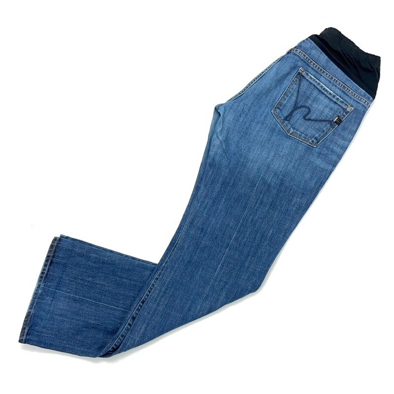 Citizens Of Humanity Womens Kelly Boot Cut Jeans Blue Belly Panel