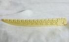 Carved Elephant 7” Letter Opener Ivory Color Celluloid or Bakelite Plastic VTG — photo 3