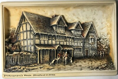 Shakespear's House Stratford on Avon MADE IN ENGLAND 9.25'' X 6'' W