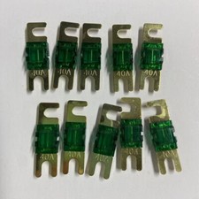 10 Pack 40 Amp Mini ANL Fuse Gold for Car Audio Auto Marine Audio