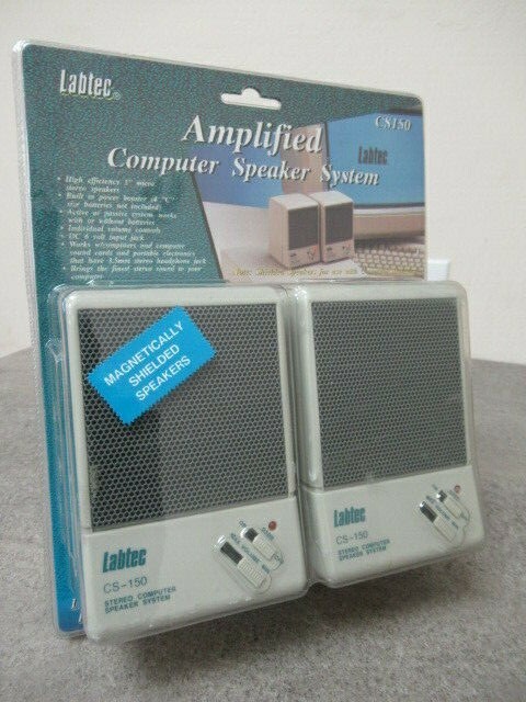vintage computer speakers