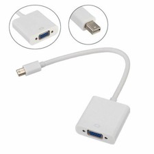 Image of Thunderbolt Mini Display Port DP to VGA Cable Adapter For APPLE Macbook iMac