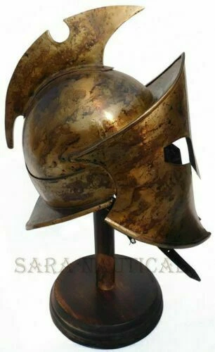 UNIVERSAL COMMANDO 300 Casco Armadura Rey Leónidas Disfraz Romano Espartano con SOPORTE Foto 2 de 4