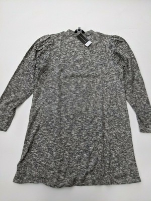 Dorothy Perkins Mini-Skaterkleid grau geschnitten und genäht - GRÖSSE UK 18/EU 46