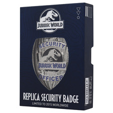 Jurassic World Limited Edition Replica Security Officer Badge