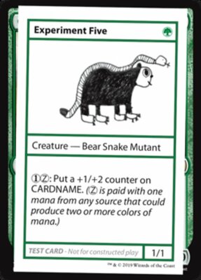 MTG EXPERIMENT FIVE EXC - MYSTERY PLAYTEST 2021 REPRINT - MPL 2021 - MAGIC