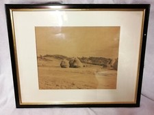 Jean-Baptiste MILLET (1831-1906) original crayon sur papier " Bottes de foin "