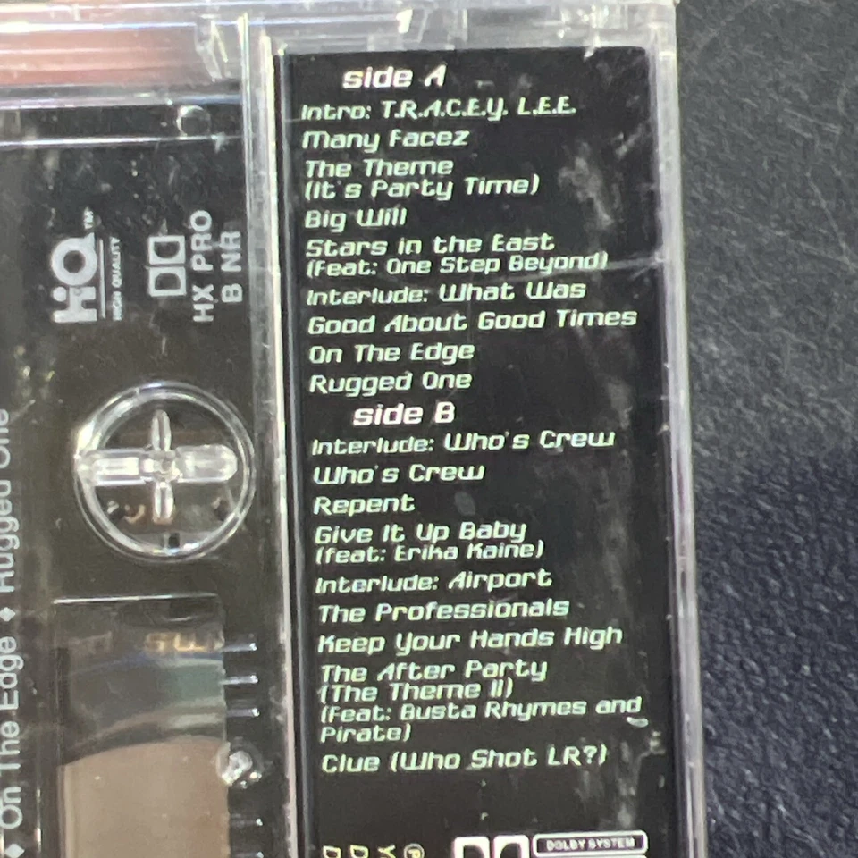 Tracey Lee – Many Facez (Cassette) New Sealed (1997) - Image 3 of 4